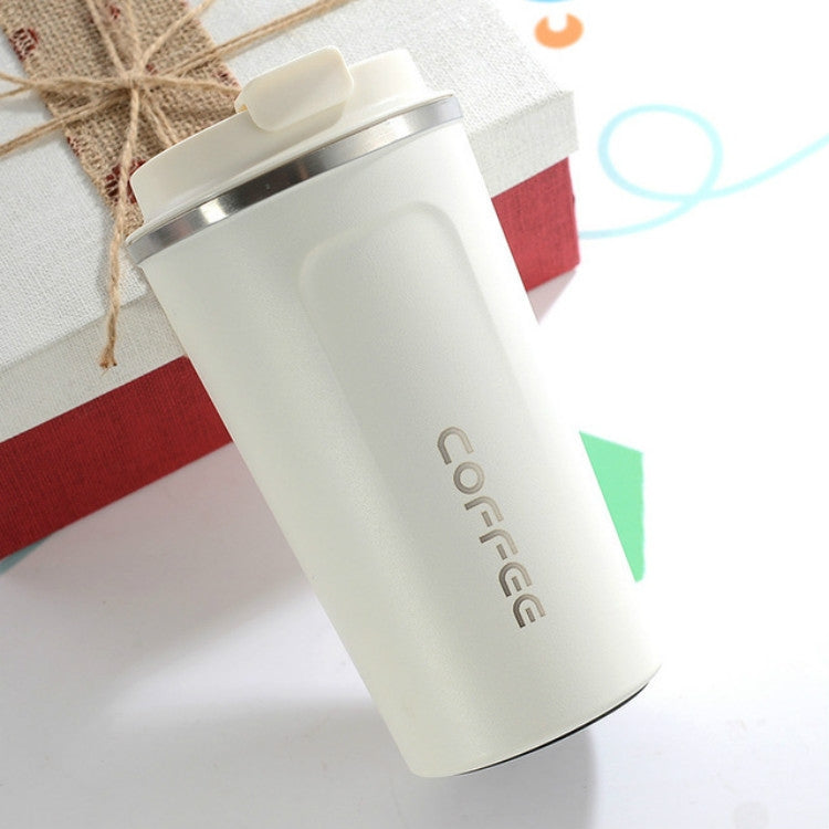 Smart Version Double Stainless steel 304 Coffee Mug Car Thermos Mug Travel Thermo Cup, 380ml White, 380ml Black, 380ml Green, 380ml Blue, 380ml Pink, 510ml White, 510ml Black, 510ml Green, 510ml Blue, 510ml Pink