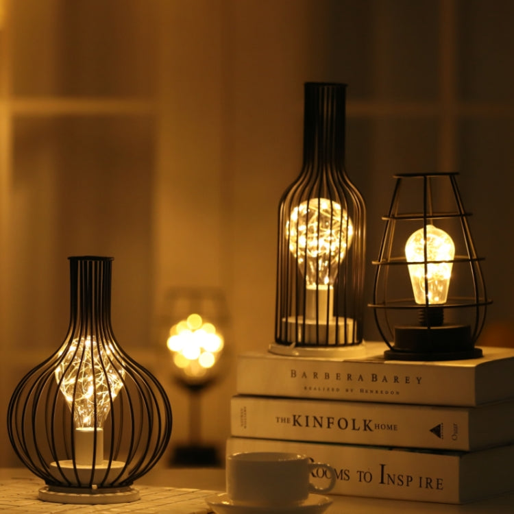 Retro Classic Iron Art LED Table Lamp Reading Lamp Night Light Bedroom Lamp Desk Lighting Home Decoration, Red Wine Glass, Red Wine Bottle, Wake up Bottle, Separate Jug, Red Ｗine Glass + Red Ｗine Bottle, Red Wine + Red Wine + Hangover