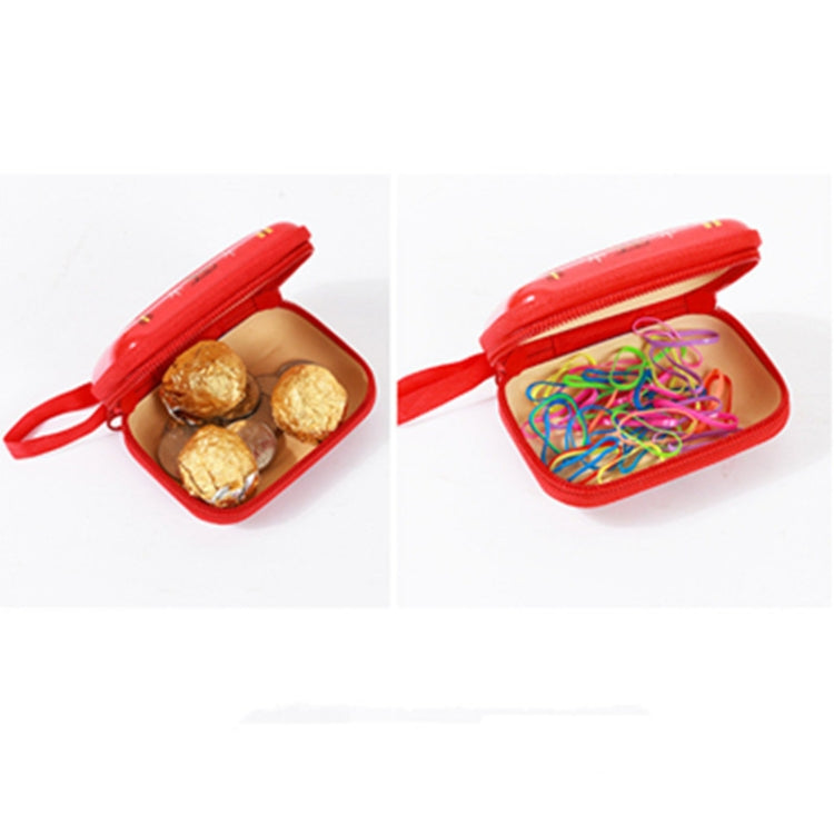 Christmas Cartoon Coin Purse Creative Square Storage Box Key Case, Type 2, Type 1, Type 3, Type 4, Type 5, Type 6