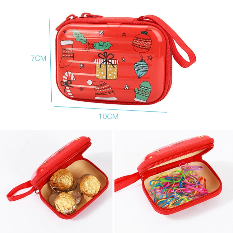 Christmas Cartoon Coin Purse Creative Square Storage Box Key Case, Type 2, Type 1, Type 3, Type 4, Type 5, Type 6