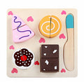 Children Wooden Cutting Fruits and Vegetables Educational Toys Kitchen Pretend Game Cooking Educational Toys, Pastry, Pea, Fish, Strawberry, Carrot