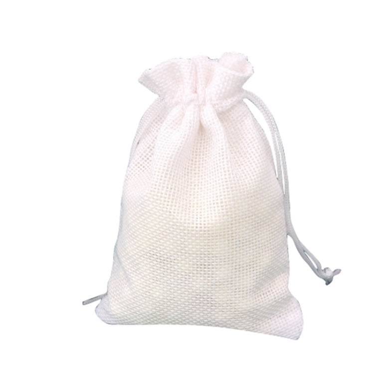 50 PCS Multi size Linen Jute Drawstring Gift Bags Sacks Wedding Birthday Party Favors Drawstring Gift Bags, 13x18cm, 15x20cm, 17x23cm