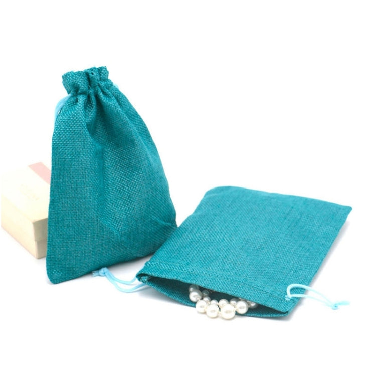 50 PCS Multi size Linen Jute Drawstring Gift Bags Sacks Wedding Birthday Party Favors Drawstring Gift Bags, 13x18cm, 15x20cm, 17x23cm