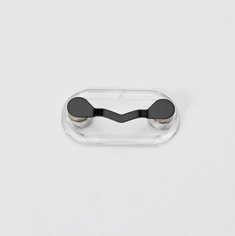 Magnetic Glasses Holder Magnetic Brooch Number Plate Headset Glasses Clip, Black, Silver, White Diamond, Colored Diamond