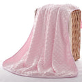 Spring and Autumn Double Layer Baby Knitted Fleece Blanket Bedding