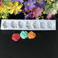 Rose Flower Silicone Mold Fondant Cake Decorating Tools Baking Tools, Rose Flower Shape