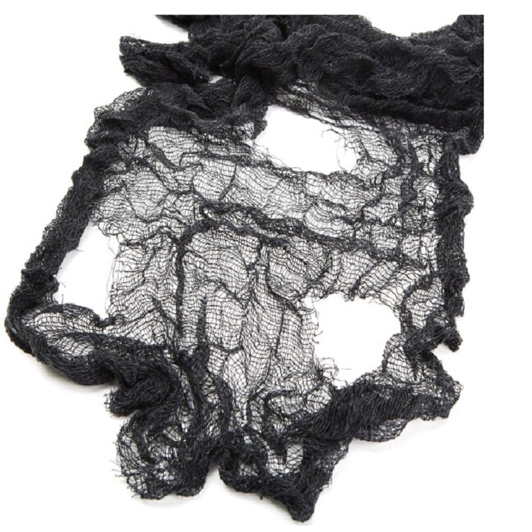 Halloween Horror Decorations Gauze Haunted House Scene Arrangement Props, Tablecloth, Blood Hand Printed Gauze, Black Hole Cloth, Thick Yarn Curtain, Thin Yarn Curtain