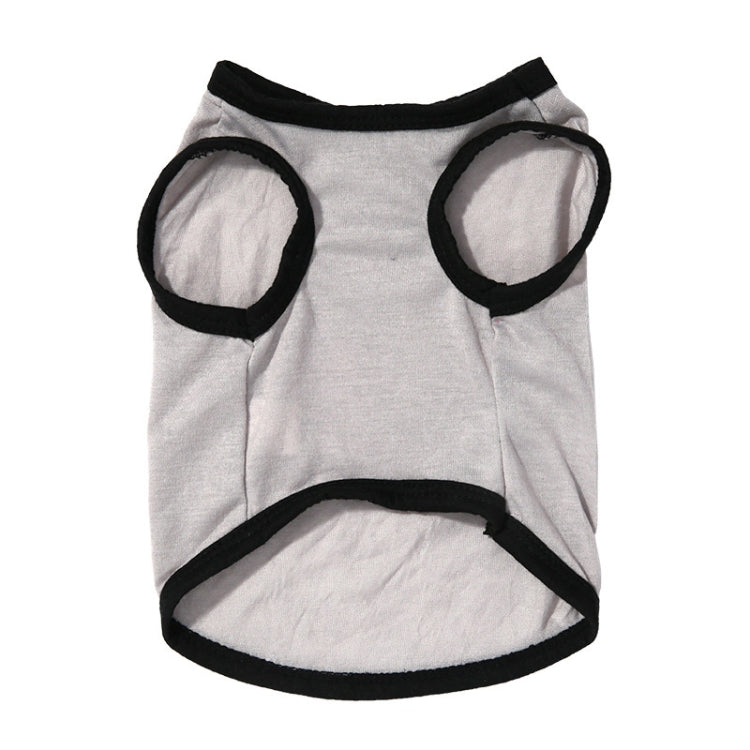 2 PCS Pet Cothing Dog Cat Spring and Summer Thin Cute Vest, XS, S, M, L, XL