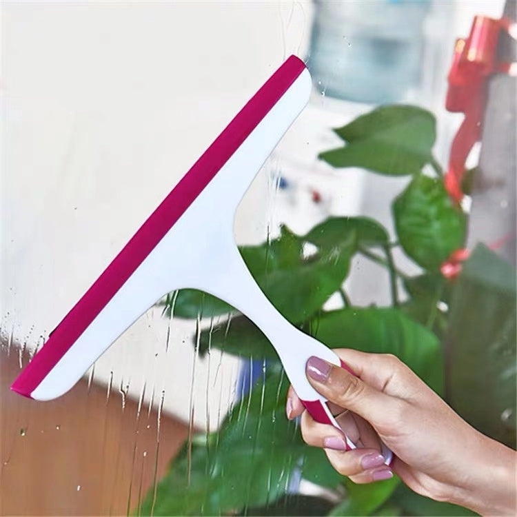 Glass Window Wiper  Bathroom Glass Wiper Window Glass Cleaner Household Cleaning, Blue, Rose Red, Green