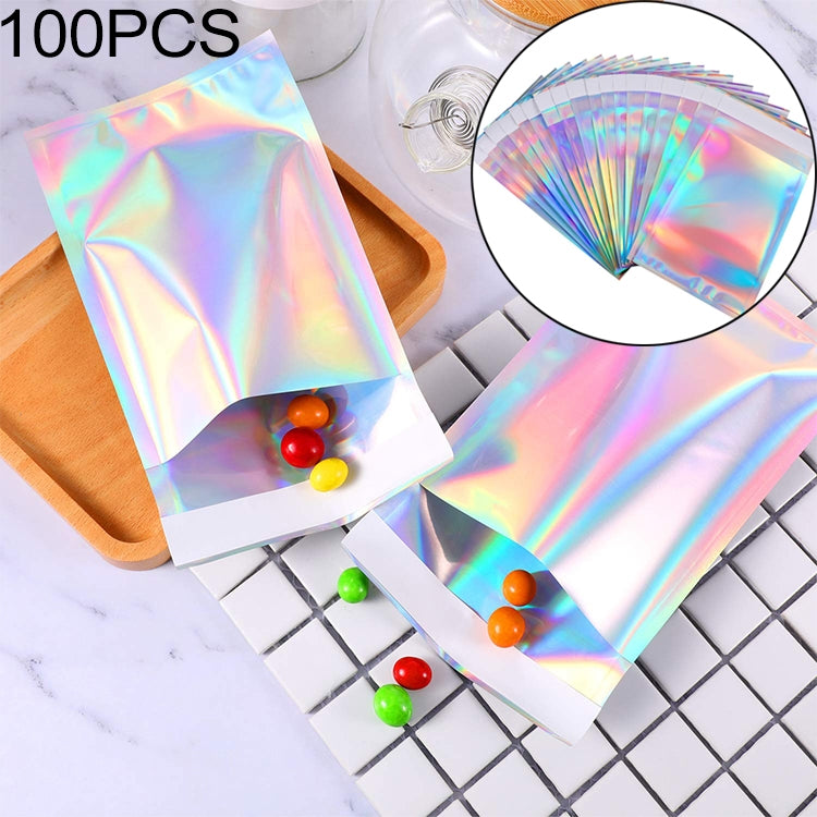 100 PCS / Set  Laser Self Sealing Plastic Envelopes Mailing Bags Gift Packaging Bags, 11.5cmx16.5cm+4cm, 16.5cmx23cm+4cm, 23cmx32.5cm+4cm, 35cmx40cm+4cm