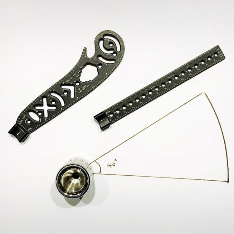Multi-functional Drawing Ruler Creative Drawing Tool Magnetic Compass Ruler