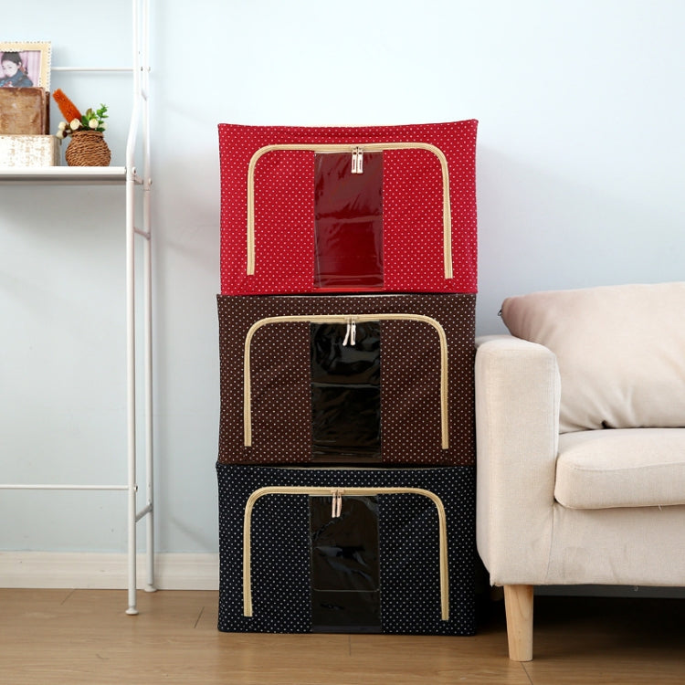 Folding Storage Box Non Woven Fabric With Zipper Moisture-proof Clothes Storage Box, 44L 50x40x22cm, 55L 50x40x28cm, 66L 50x40x33cm, 80L 60x40x32cm, 100L 60x42x40cm, 125L 70x42x40cm