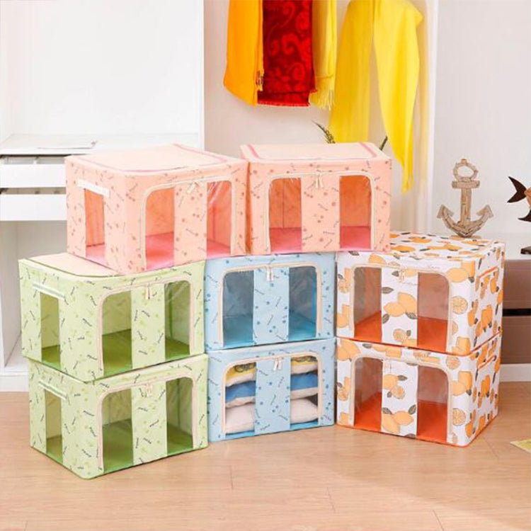 Folding Storage Box Non Woven Fabric With Zipper Moisture-proof Clothes Storage Box, 44L 50x40x22cm, 55L 50x40x28cm, 66L 50x40x33cm, 80L 60x40x32cm, 100L 60x42x40cm, 125L 70x42x40cm