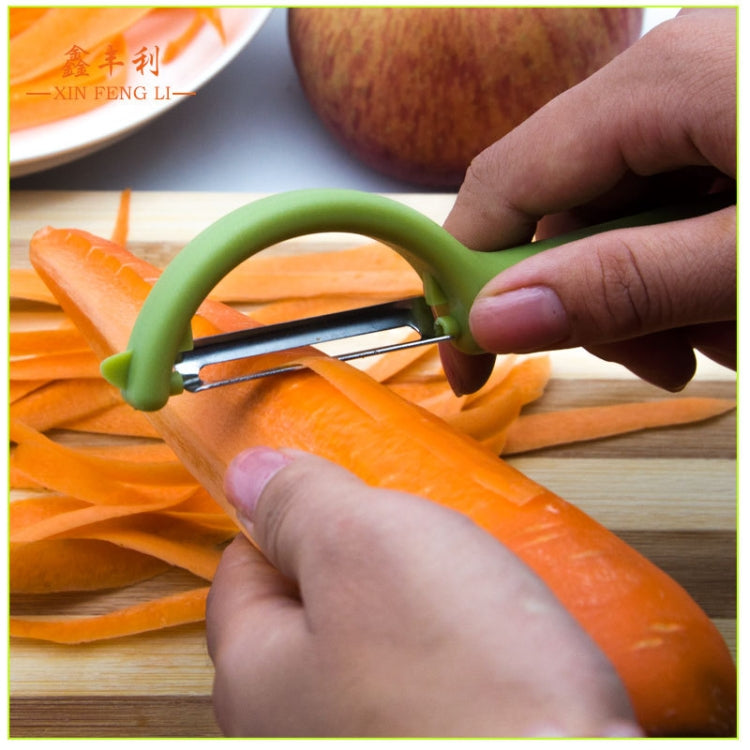 4个一卖 Stainless Steel Round Handle Peeler Sugar Cane Scraper  Fruit Plane, 4 PCS Apple Peeler Knife (Dark Gery), 4 PCS Apple Peeler Knife (Green), 4 PCS Apple Peeler Knife (White), 4 PCS Apple Peeler Knife (Light Gery), 4 PCS Apple Peeler Knife (Black) ...