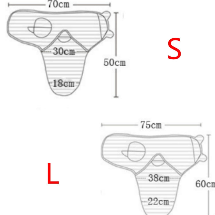 Spring  Summer Cotton Baby Infant Bags Towels Sleeping Bags Knitted Cloth Cap Set, S (50x70 CM), L (60x75 CM)