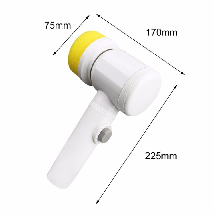 5 in 1 Multifunctional Electric Household Magic Brush ABS Nylon Kitchen Bathtub Cleaning Window Brush Cleaner, 5 in 1 Brush