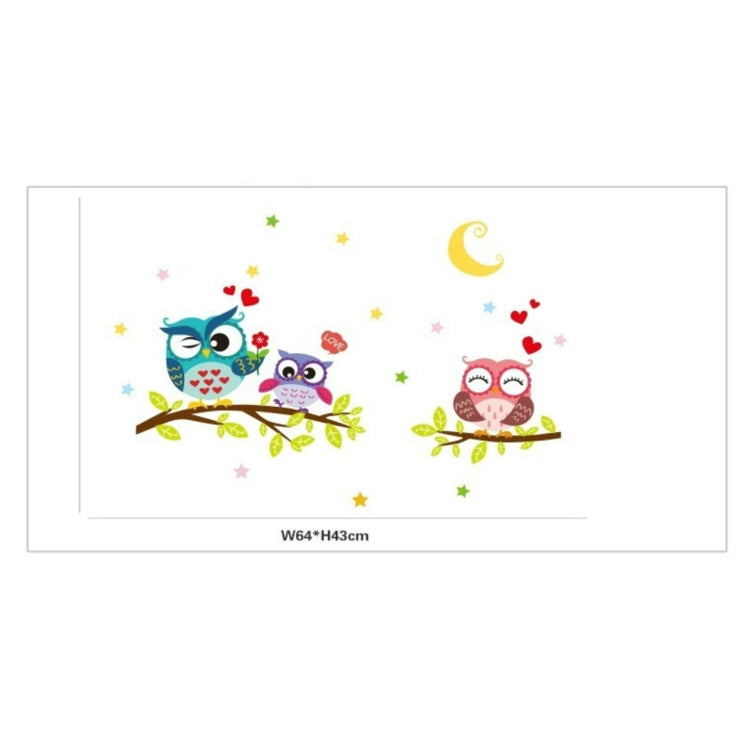 2 PCS Children Room Kindergarten Bedroom Bedside Decoration Sticker, 64x43cm