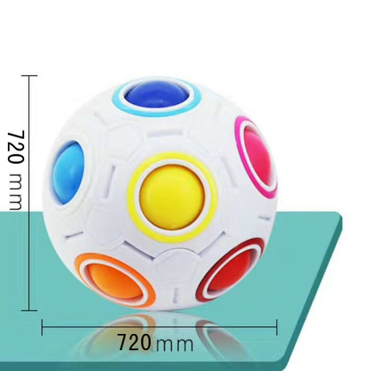 Magic Rainbow Ball Luminous Edition Training Hand Brain Coordination Fun Cube Children Toy, (Luminous Blue), (Luminous Green)