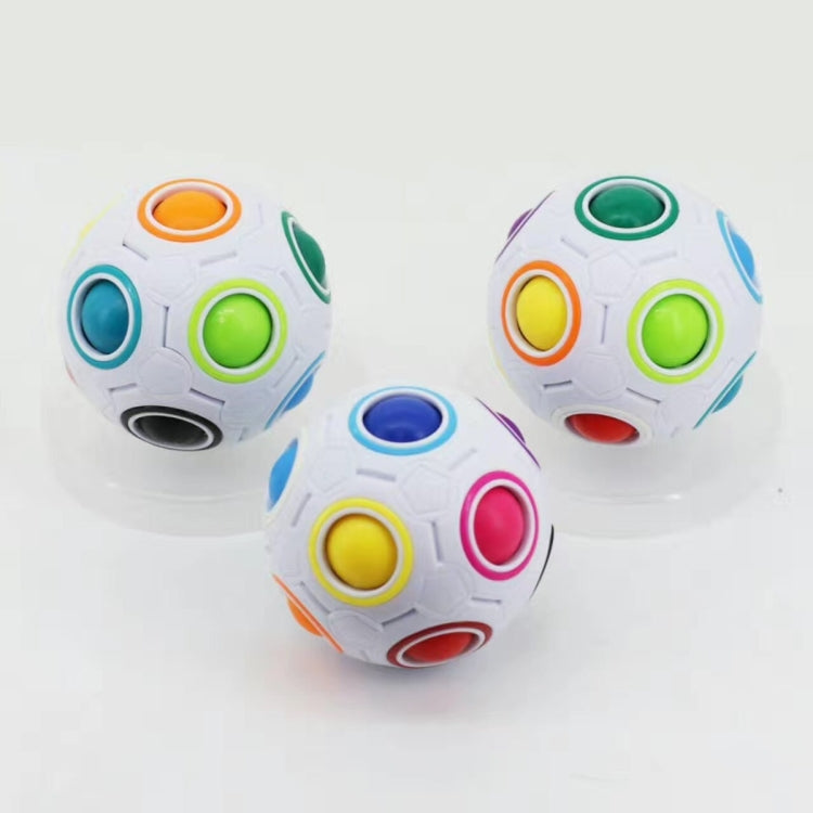 Magic Rainbow Ball Luminous Edition Training Hand Brain Coordination Fun Cube Children Toy, (Luminous Blue), (Luminous Green)