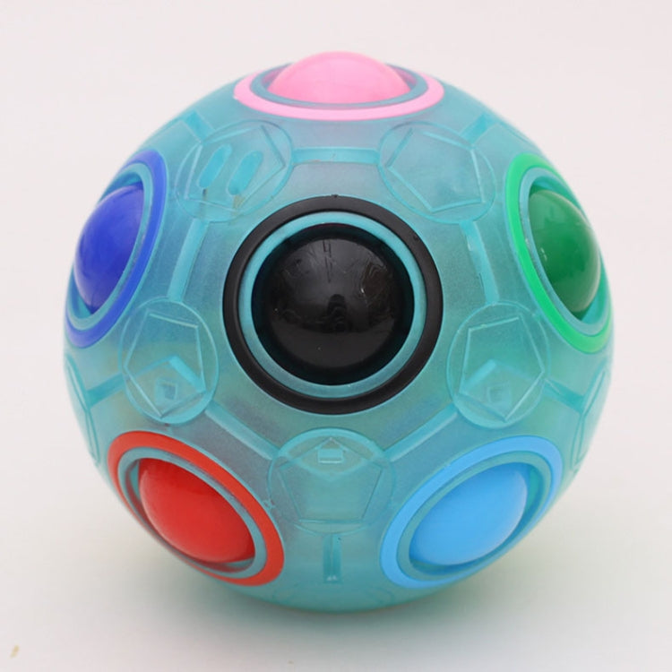 Magic Rainbow Ball Luminous Edition Training Hand Brain Coordination Fun Cube Children Toy, (Luminous Blue), (Luminous Green)