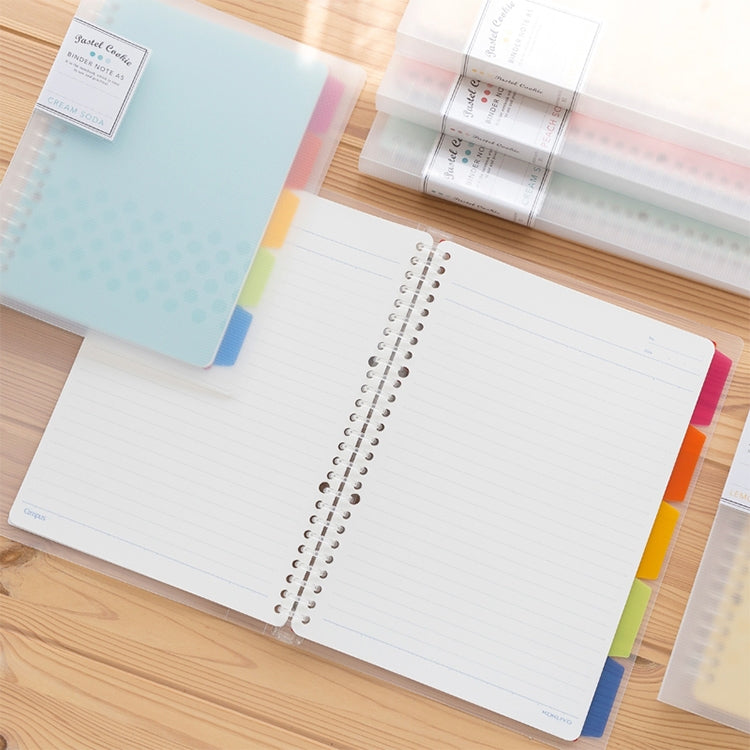 Loose-leaf Notebook Rainbow Cookie Daily Plan Personal Diary Notebook, A5, B5, A4