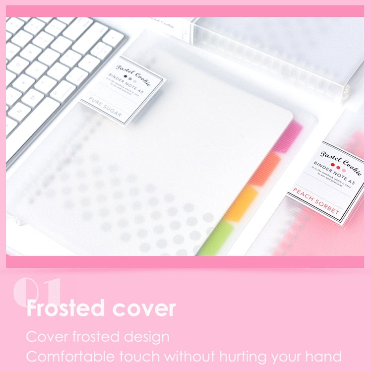 Loose-leaf Notebook Rainbow Cookie Daily Plan Personal Diary Notebook, A5, B5, A4