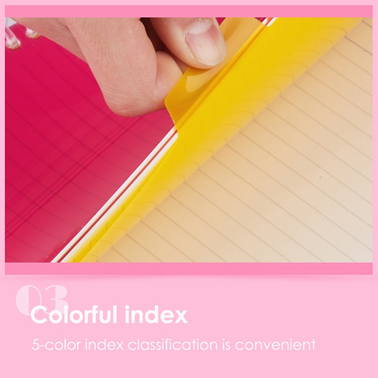 Loose-leaf Notebook Rainbow Cookie Daily Plan Personal Diary Notebook, A5, B5, A4