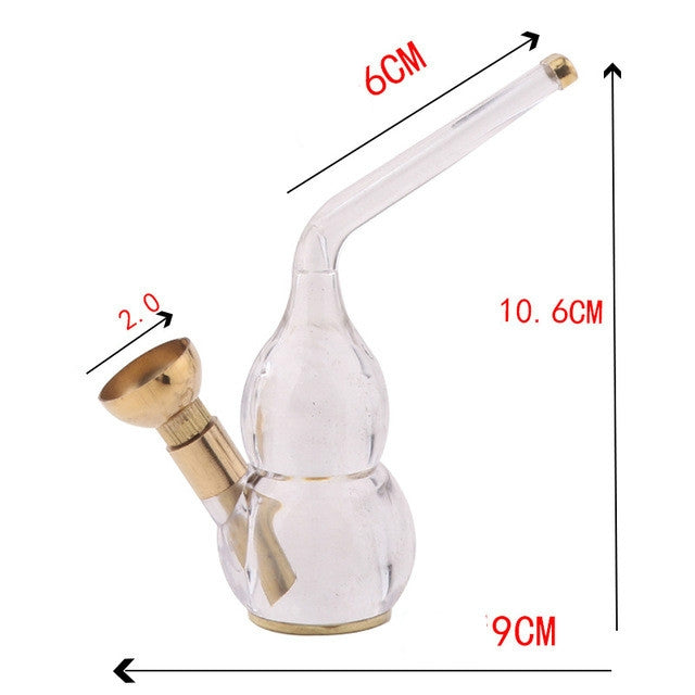 Portable Mini Acrylic Plastic Hookah Vintage Copper Hookah, Vintage Copper Hooka