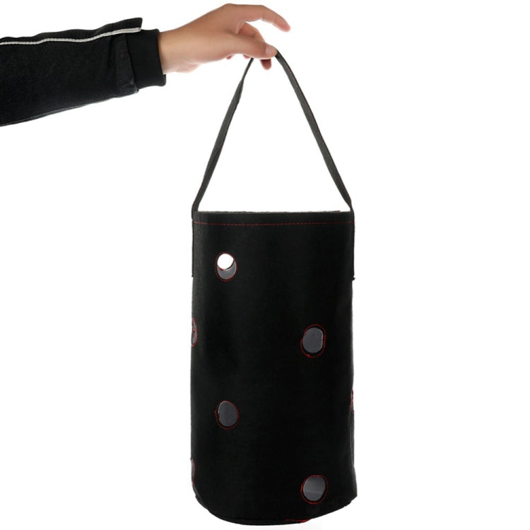 Felt Hanging Strawberry Naked Root Plant Non-woven Planting Bag, 22 x 38 cm, 50 x 30 x 25 cm