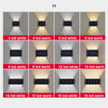 Solar Wall Lamp Outdoor Waterproof Up And Down Double-headed Spotlights, 2LED NiMH, 6LED NiMH
