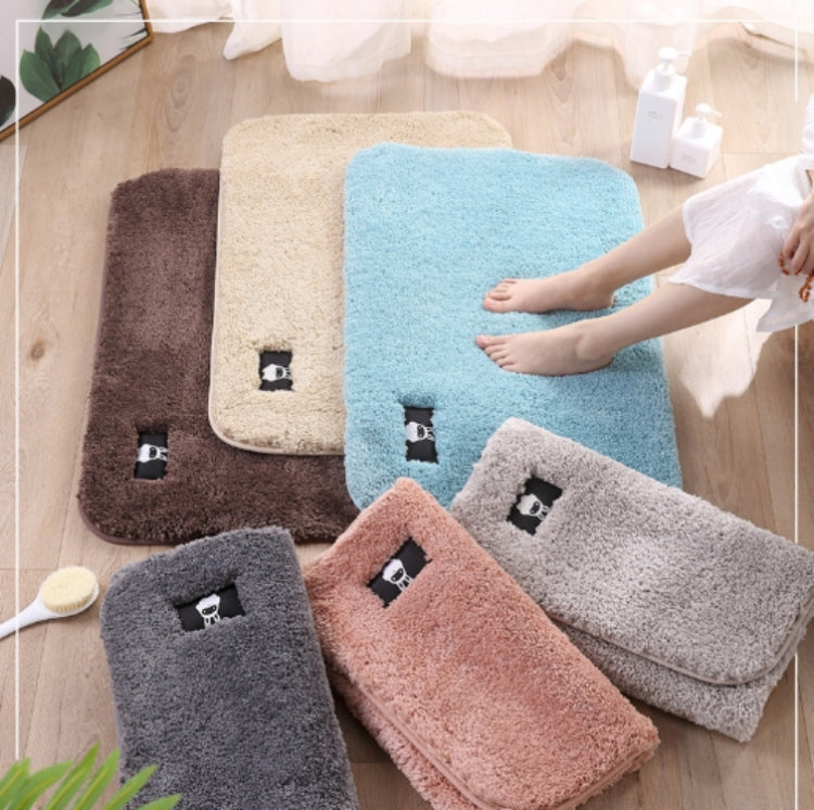 Bathroom Toilet Absorbent Bath Mat Carpet Bedroom Non-slip Foot Pad, 40x60cm, 50x60cm, 50x80cm, 60x90cm