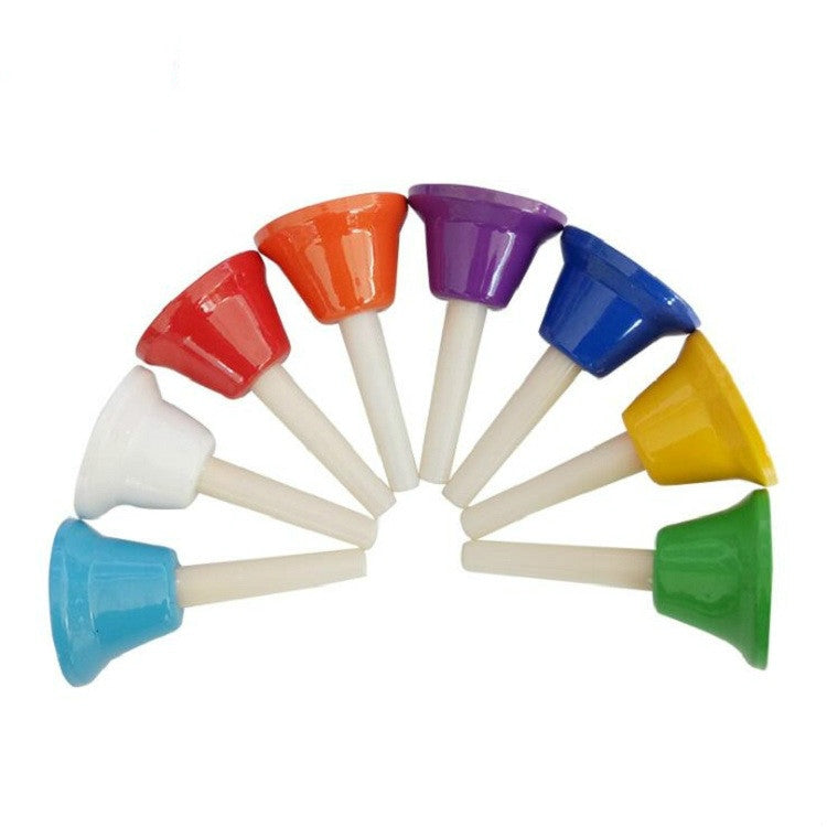 Orff Instrument Eight-tone Bell Percussion Musical Toy for Children, Eight-tone Bell Percussion Musical