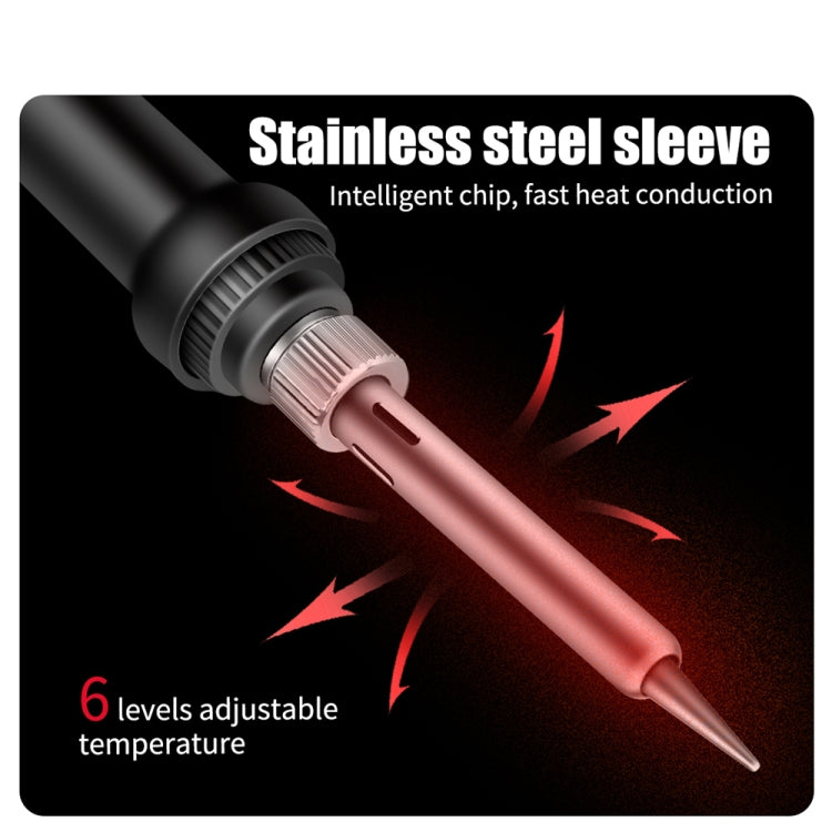 ANENG 60W Adjustable Temperature Electric Soldering Iron Welding Tool,, EU Plug, US Plug
