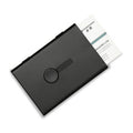 Metal Portable Push Card Case Ultra-thin Frosted Light Business Card Packing Box