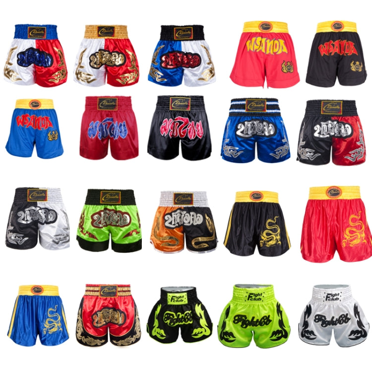 ZhuoAo Muay Thai/Boxing/Sanshou/Fighting Shorts for Men and Women, XS, S