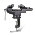 360-Degree Rotating Small Vise Table Flat Universal Table Clamp, Random Color Delivery, 50mm, 60mm, 65mm