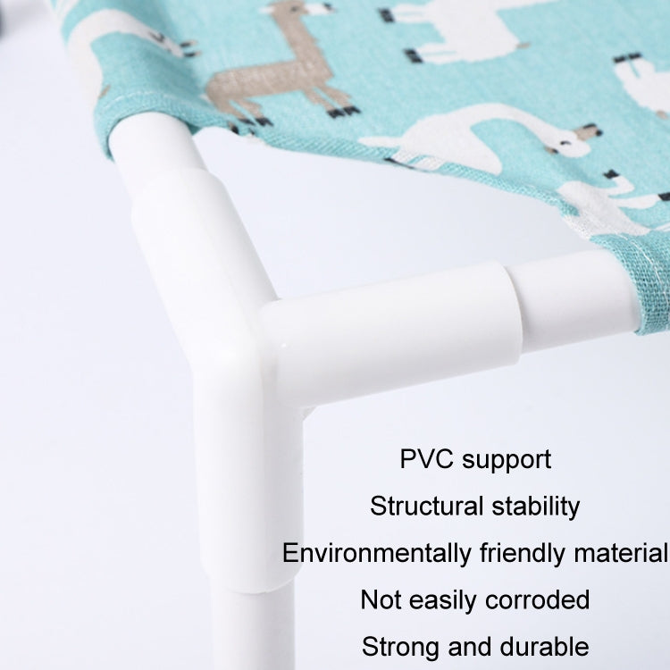 47x52cm Four Seasons Universal Removable And Washable Pet Bed Pet Nest, Small Yellow Duck, Small Color Triangle, Small Wooden Gray Bottom, Small White Cat Head, Small Yellow Background Rhombus, Small Wooden Alpaca, Small Blue Bunny, Small Cactus       ...