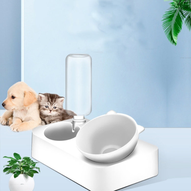 Pet Bowl Anti-tipping Automatic Drinking Water Feeding Bowl, Small, Large