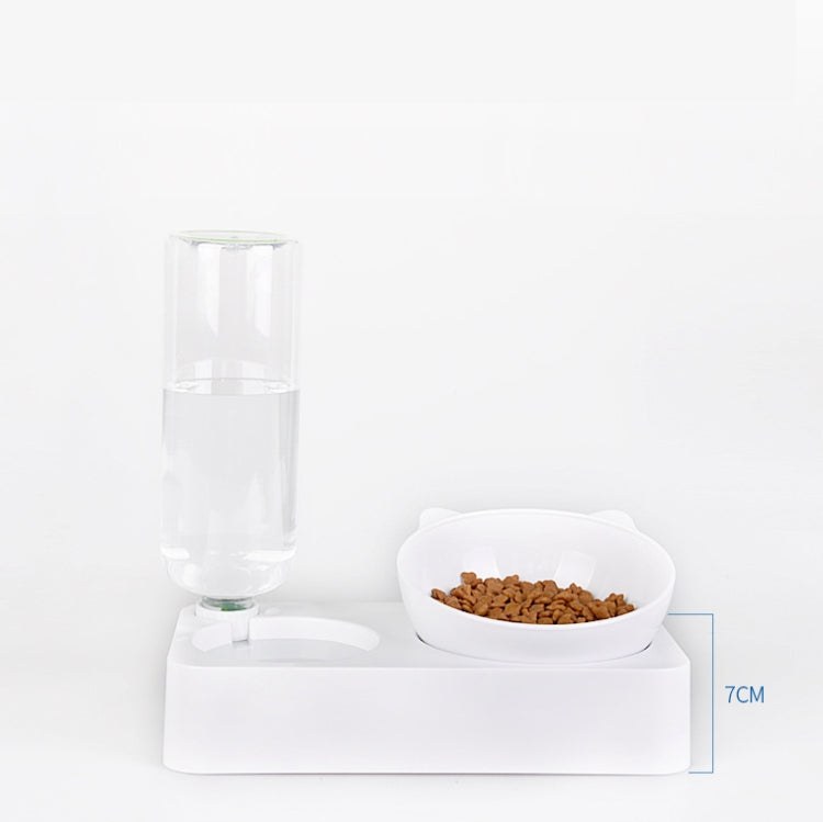 Pet Bowl Anti-tipping Automatic Drinking Water Feeding Bowl, Small, Large