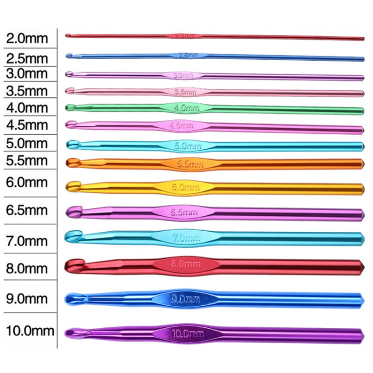 14 PCS/Set Color Alumina Single Head Crochet Handmade DIY Knitting Tool Material, Random Color Delivery, 14 PCS/Set, 28 PCS/Set, 36 PCS/Set, 26 PCS/Set, 34 PCS/Set, 27 PCS/Set, 30 PCS/Set, 119 PCS/Set