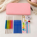 Handmade DIY Sweater Knitting Crochet Tools Material Set, 26 PCS/Set, 100 PCS/Set, Pink Flower Cat, 36 PCS/Set Green, 50 PCS/Set Box