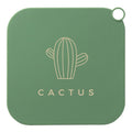 Sewer Deodorant Cover Sealing Plug Silicone Bathroom Toilet Floor Drain Deodorant, Green Cactus, White Wave Point, Black English Word