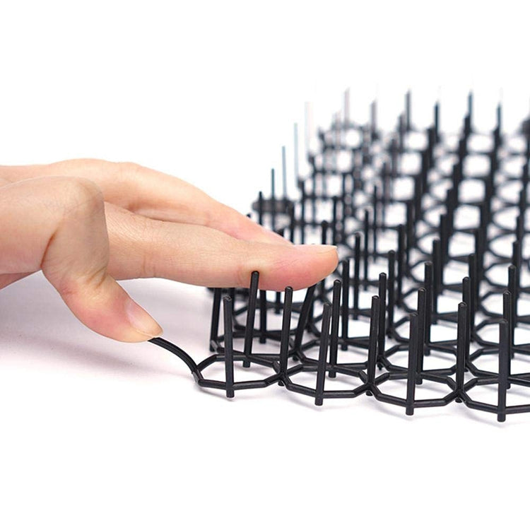 B21307 Garden Flower Anti-Cat Net Plastic Thorn Pad Drive Cat Net, 3 PCS S 49x13cm, M 200x28cm, L 400x28cm