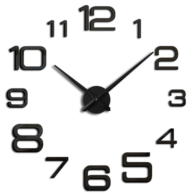 Acrylic Digital Wall Clock Home Living Room Wall Sticker Clock