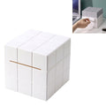 Cube Tissue Box Desktop Storage Box, Pure White, White+Grey, White+Pink, White+Blue