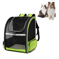 Full Net Breathable Pet Backpack For Easy Going Out Pet Backpack, Green, Black, Orange, Gray