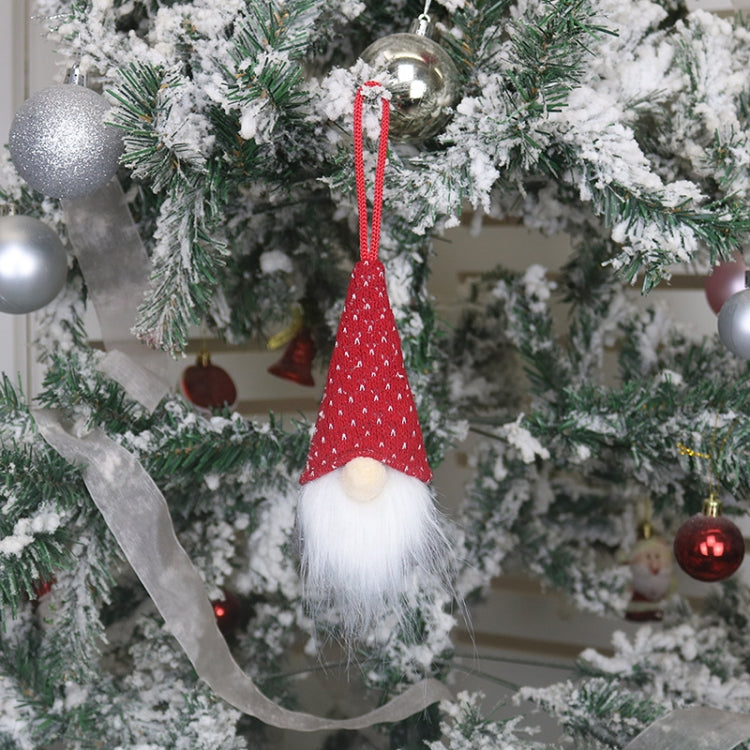 Christmas Decorations Faceless Doll Pendant Old Man Doll Pendant, A, B, C, D