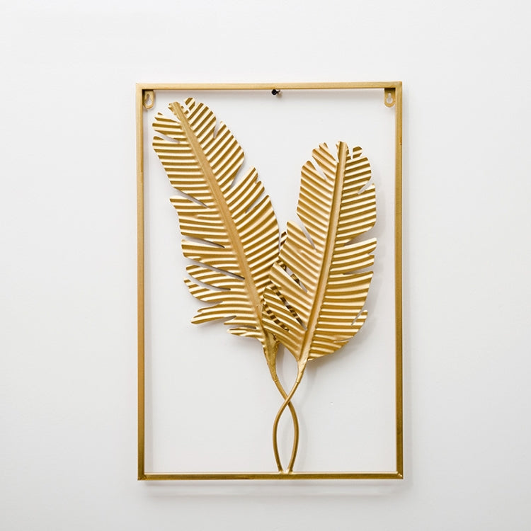 Living Room Wall Metal Leaf Wall Hanging Decoration TV Sofa Background Wall Wall Decoration, Banana Leaf, Spring Rain Leaf, Turtle Leaf, Green Leaf, Wheat Ear, Ginkgo Leaf