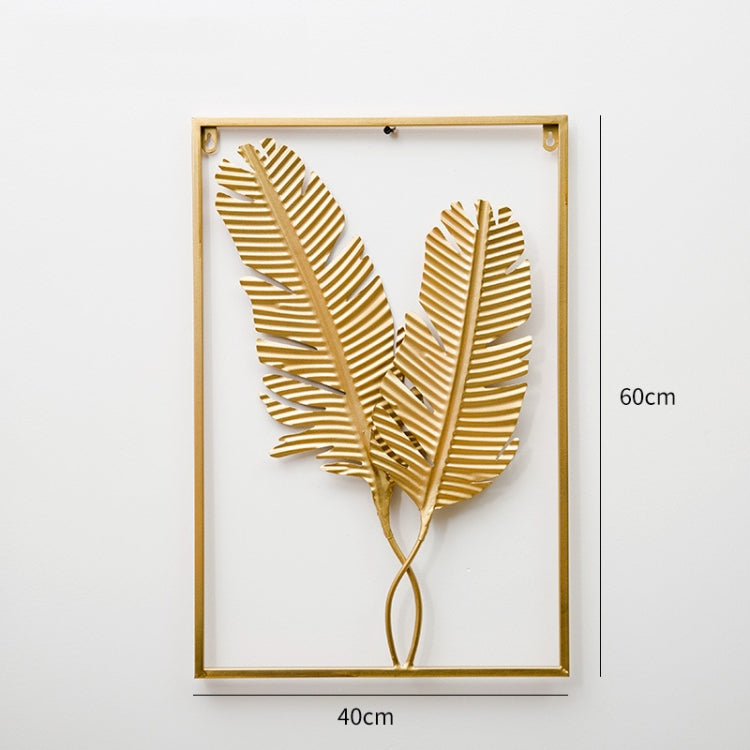 Living Room Wall Metal Leaf Wall Hanging Decoration TV Sofa Background Wall Wall Decoration, Banana Leaf, Spring Rain Leaf, Turtle Leaf, Green Leaf, Wheat Ear, Ginkgo Leaf