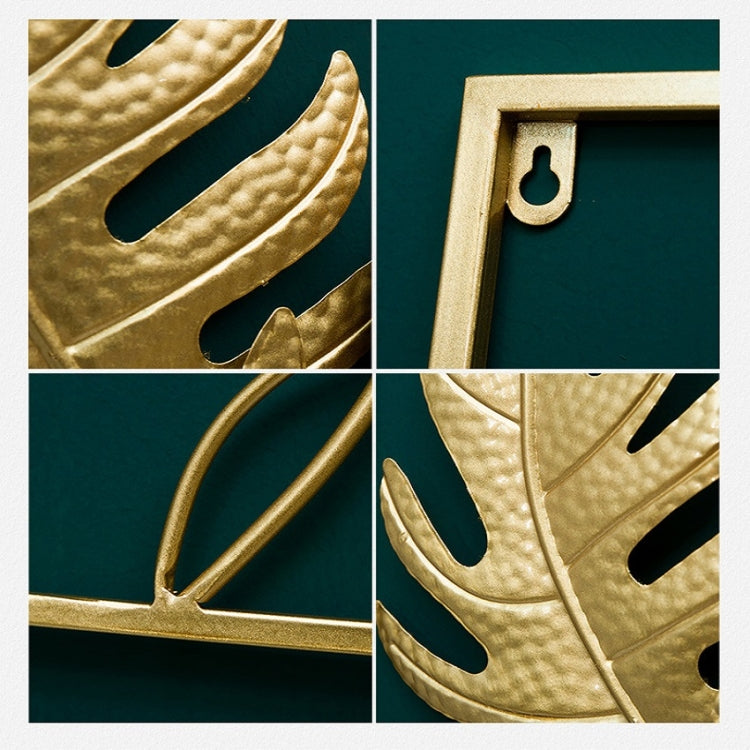 Living Room Wall Metal Leaf Wall Hanging Decoration TV Sofa Background Wall Wall Decoration, Banana Leaf, Spring Rain Leaf, Turtle Leaf, Green Leaf, Wheat Ear, Ginkgo Leaf